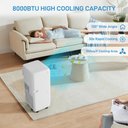 Ver imagem 2 de Takywep Ar Condicionado Portátil 8000 Btu Branco 32 M² 3 em 1