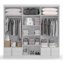 Ver imagem 2 de Guarda-Roupa Casal 6 Portas G554 Branco Kappesberg