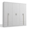 Guarda-Roupa Casal 6 Portas G554 Branco Kappesberg - 1