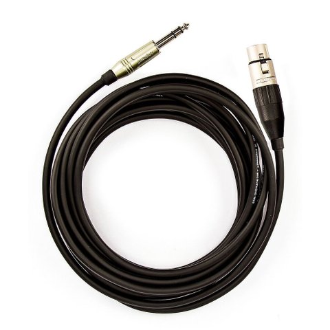 Cabo de Microfone P10 Estereo para Xlr Amphenol - 50 Mt