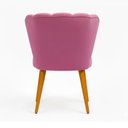 Ver imagem 1 de Kit 2 Cadeiras Decorativas para Penteadeira Quarto Mesa de Jantar Liz Rose