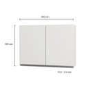Ver imagem 3 de Armário Aéreo Modulado 02 Portas Evidence 80 Cm Branco - Poliman Móveis