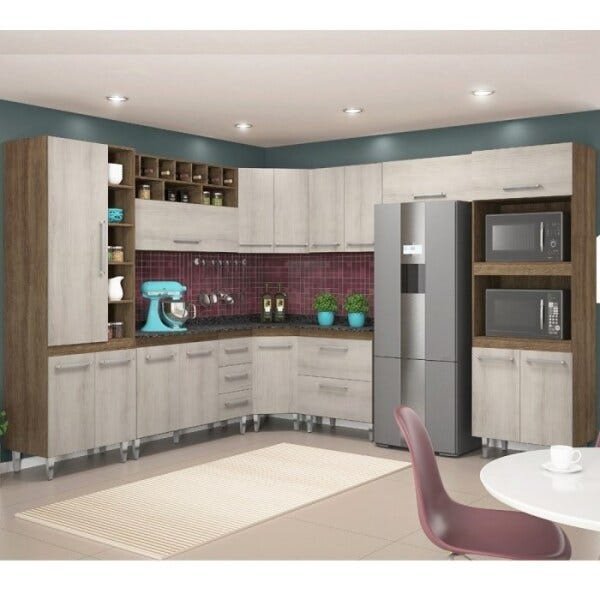 【Gemix9】ペローナspモリアsp セット Cozinha Modulada Monalisa Terraro Naturaly Movemax 9 Peças