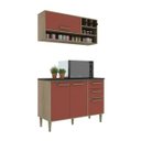 Ver imagem 2 de Cozinha Completa Vitoria 2 Peças CV011 Avela Rubi Hecol