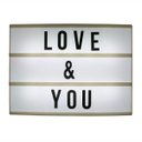 Ver imagem 1 de Luminária de Mesa LED ( 10 Leds) com 60 Letras 33cm x 20cm x