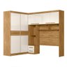 Guarda Roupa Modulado Casal 6 Portas 5 Gavetas 4 Nichos Freijó / Off White Florença - Moval - 6