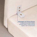 Ver mais imagens de Sofá Modular Chaise Braço Lateral com Pé Madeira Sôma CabeCasa MadeiraOriginals