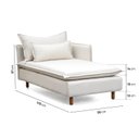 Ver imagem 4 de Sofá Modular Chaise Braço Lateral com Pé Madeira Sôma CabeCasa MadeiraOriginals