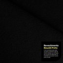 Ver mais imagens de Kit 02 Poltronas e 01 Sofá Bloom 220cm 03 Lugares com Pés de Madeira Bouclê Preto - Desk Design