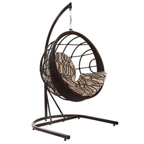 Balanço de Alumínio Revestido em Fibra Sintética - Tecido Corda Náutica