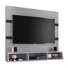 Painel para TV até 50 Polegadas Marrocos Cinza Preto Poliman - 2