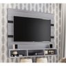 Painel para TV até 50 Polegadas Marrocos Cinza Preto Poliman - 1