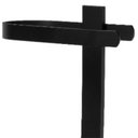 Ver imagem 3 de Porta Papel Higiênico de Chão Duplo Preto F.bali