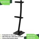 Ver imagem 4 de Porta Papel Higiênico de Chão Duplo Preto F.bali