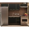 Cozinha Completa Vitoria 4 Peças CV009 Avela Onix Hecol - 1