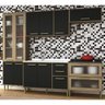 Cozinha Completa Vitoria 5 Peças CV006 Avela Onix Hecol - 1