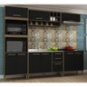 Cozinha Completa Vitoria 5 Peças CV003 Avela Onix Hecol - 1