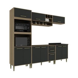 Cozinha Completa Vitoria 5 Peças CV003 Avela Onix Hecol - 2