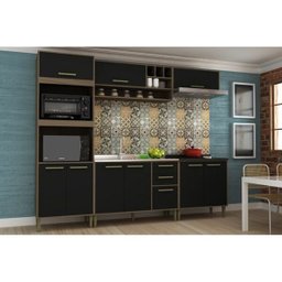 Cozinha Completa Vitoria 5 Peças CV003 Avela Onix Hecol - 5