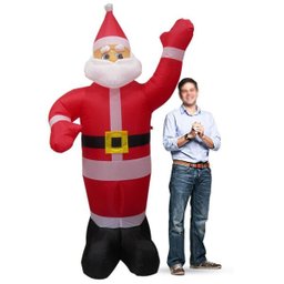 Papai Noel Gigante Natal 1.90 M 110v Inflavel Decorativo (PW2018) - 2