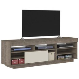 Rack para Sala Treviso Canela Off White Flex Artely - 1