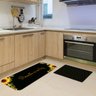 Jogo de Tapetes de Cozinha Girassol Antiderrapante - 2