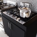 Ver imagem 3 de Balcão para Cooktop de Cozinha 2 Portas Turim para Cooktop 5 Bocas Movelove