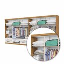 Ver imagem 6 de Closet Casal Duplo Lu 12 Portas 8 Gavetas