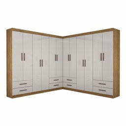 Closet Casal Duplo Lu 12 Portas 8 Gavetas - 3