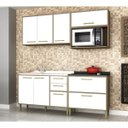 Ver imagem 1 de Cozinha Completa Vitoria 5 Peças CV004 Avela Branco Hecol