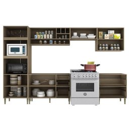 Cozinha Completa Vitoria 6 Peças CV001 Avela Rubi Hecol - 3 Cozinha Completa Vitoria 6 Peças CV001 Avela Rubi Hecol - 3