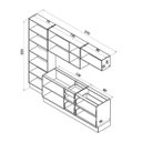 Ver imagem 4 de Cozinha Completa Safira 5 Peças CS006 Avela Rubi Hecol