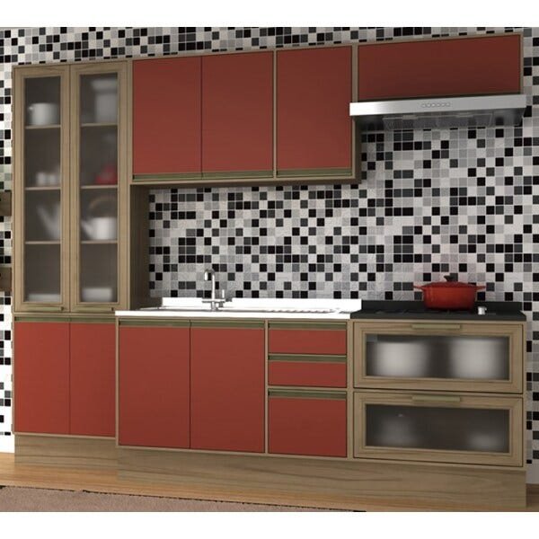 Menor preço em Cozinha Completa Safira 5 Peças CS006 Avela Rubi Hecol