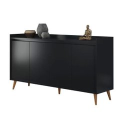 Buffet Aparador Retrô Delux Preto - 1