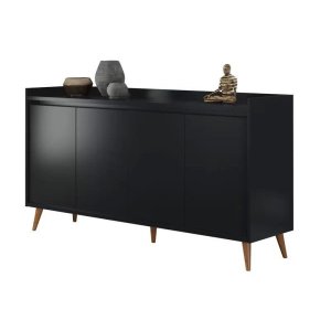 Buffet Aparador Retrô Delux Preto
