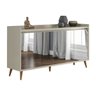 Balcão Buffet Retrô com Espelho Delta Off-white - 1