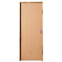 Ver imagem 1 de Porta de Madeira Semi-oca Padrão Angelim Lisa Bat14 Cm Eco Fech Comum Interna 210 X 82 Lado Esquerdo