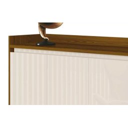Buffet Aparador Retrô Delux Freijó com Off-White - 3