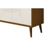 Buffet Aparador Retrô Delux Freijó com Off-white - 4