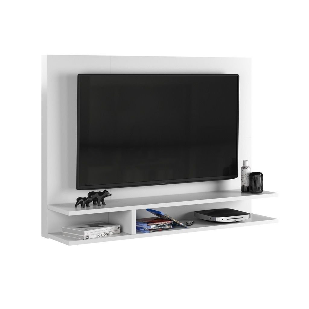 Suporte Painel Pra Tv 50 Polegadas Sala/Quarto Smart Plus MILÃO - Varias Cores:Branco - 2