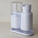 Ver imagem 5 de Conjunto 2 Porta Escova de Dentes com Tampa e 3 Divisórias Dual OU Branco