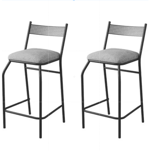 Kit 3 Banquetas Bancos Bistrô Alta para Cozinha Balcão Aço