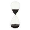 Ver imagem 1 de Ampulheta Preta em Vidro 30 Minutos 9607 Mart