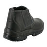 Botina Primavera Alta Segurança Bico Pvc Elastico e Couro - Preta:35/preto - 3