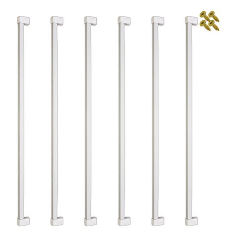 Kit 6 Puxador 800mm Alumínio Armário Móveis Cômoda Roupeiro