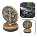 Ver imagem 1 de Adorno Pedestal Medalha de São Bento para Painel de Carro Fornecedor 1 F1-ct17-173-7