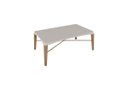 Ver imagem 1 de Mesa Centro Coral Natural/off White Brilho/cobre Rudnick