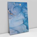 Ver imagem 1 de Quadro Decorativo em Canvas Abstrato Azul Diamante TaColado Borda Infinita 120 x 80cm