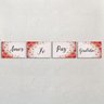 Quadros Decorativos Amor, paz, gratidão e Fé kit 4 peças 20x30cm Sala, Consultório - Preto - Preto - 2