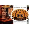 Placa Cerveja Artesanal Rústica Em Madeira Maciça Entalhada - madeira - 3